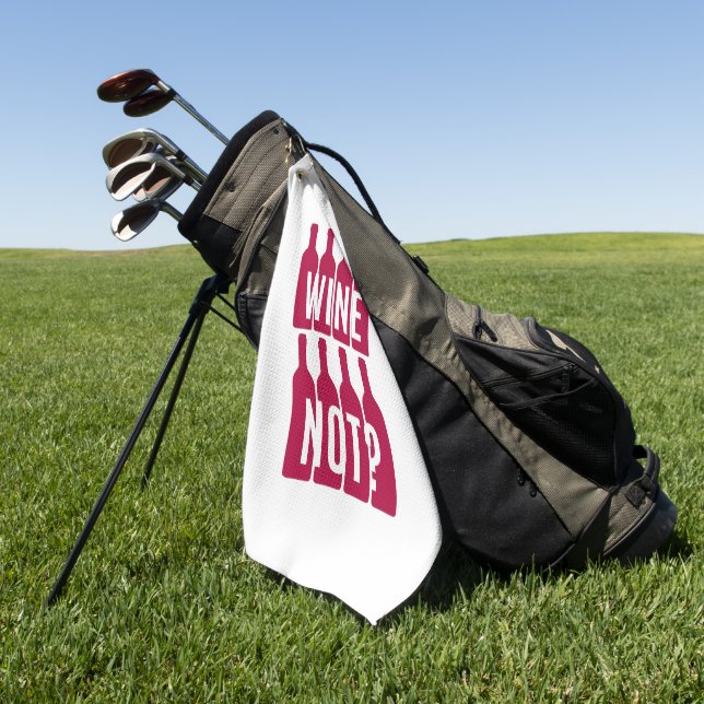Wein nicht golfhandtuch (Gras)