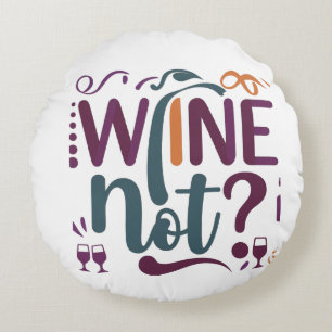 Wein nicht rundes kissen