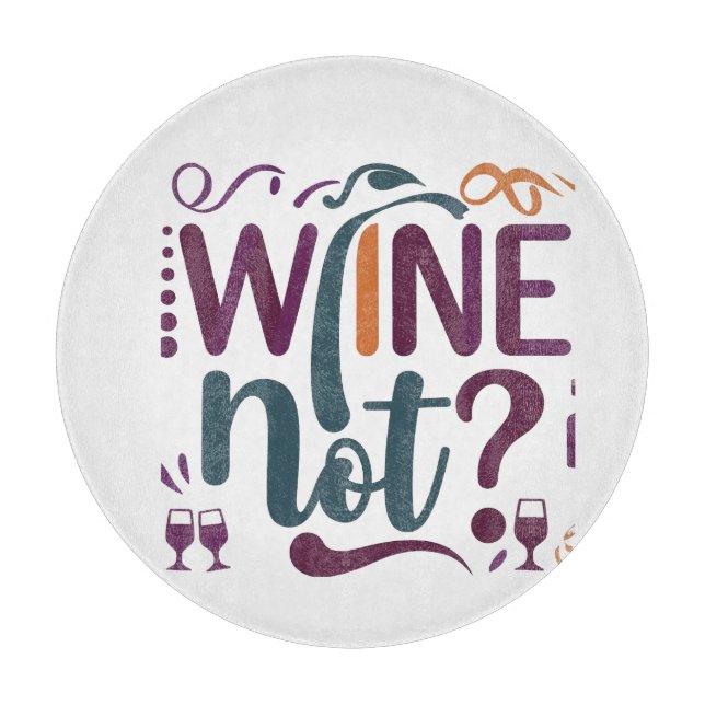 Wein nicht schneidebrett (Vorderseite)