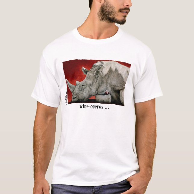 Wein-oceros T-Shirt (Vorderseite)