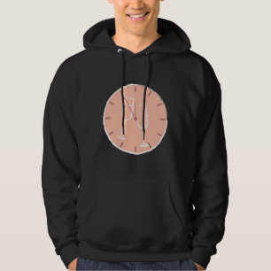 Wein oder Uhrenweißglas ohne Text Hoodie