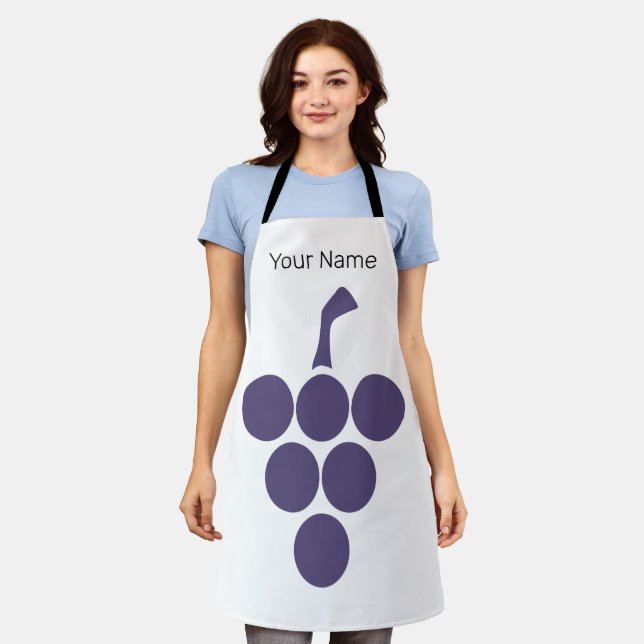 Wein oder Wein für Trauben und Weintrauben Schürze (Getragen)