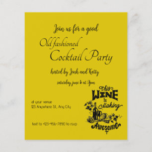 WEIN-PARTY FLYER