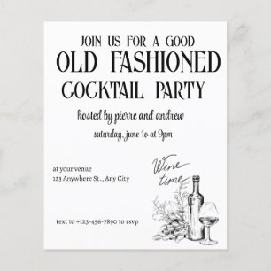 WEIN-PARTY FLYER