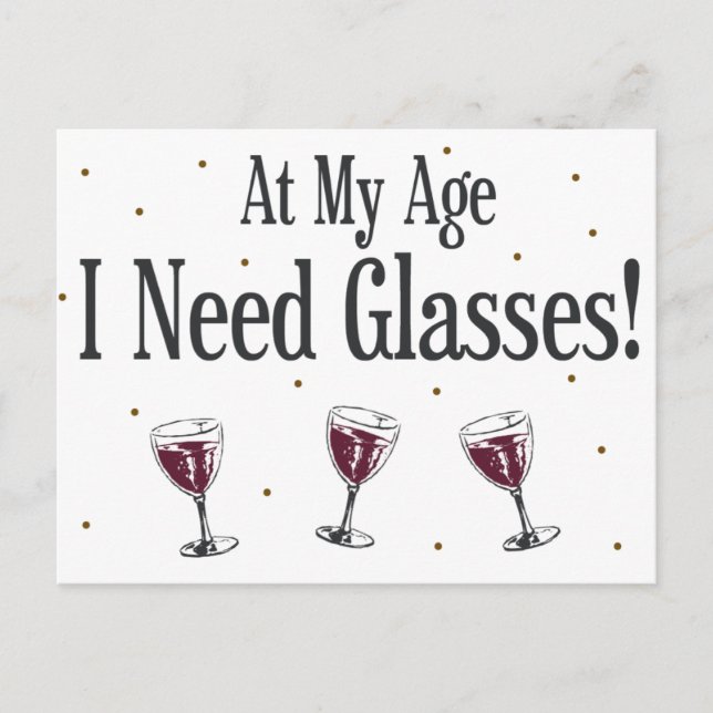 Wein Postkarte (Vorderseite)