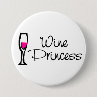 Wein-Prinzessin Button
