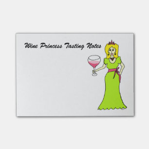 Wein-Prinzessin Tasting Notes Post-it Klebezettel