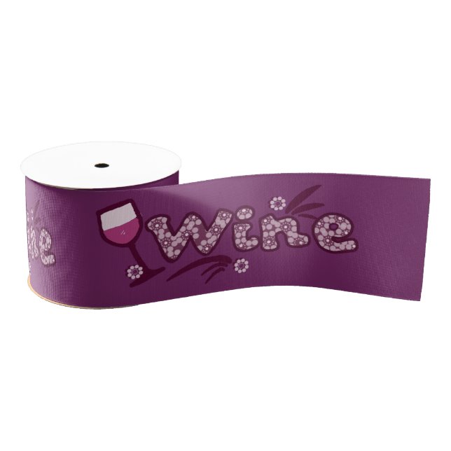Wein Ripsband (Spule)