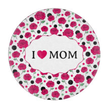 Wein-Rosé-Grün-Punkte-Grafikmuster Modern  