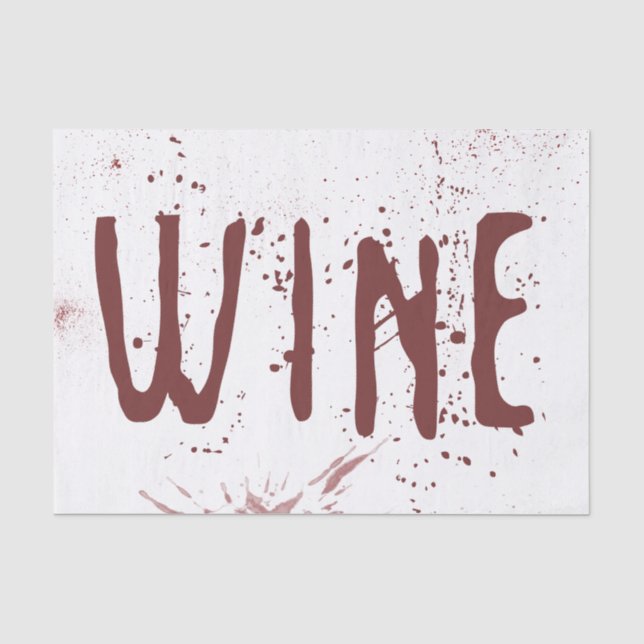 Wein Seidenpapier (Vorderseite)