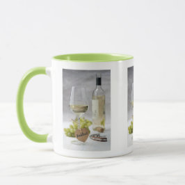 Wein Sommelier Wein Lover Flasche Traubendesign Tasse