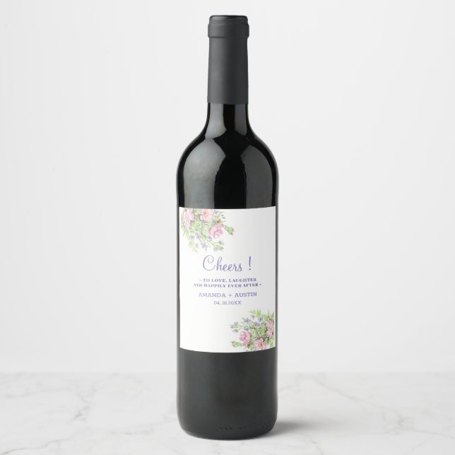 Wein & Sparkling Weinflaschen Etikett (Vorderseite)