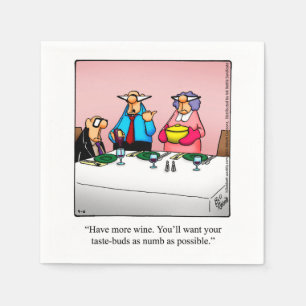 Wein Spaß Cocktail Party Napkins Serviette