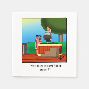 Wein Spaß Cocktail Party Napkins Serviette