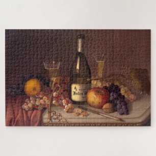 Wein-Stillleben Puzzle