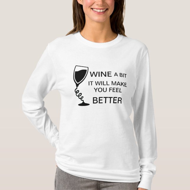 Wein-T - Shirt (Vorderseite)