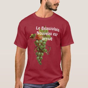 Wein-T-Shirt Beaujolais Nouveau est kommen an T-Shirt