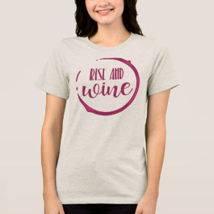 Wein-Themen-Junggesellinnen-Gruppe Tri-Blend Shirt