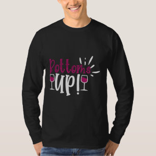 Wein trinken Weinkeller Telleriner hoch T-Shirt