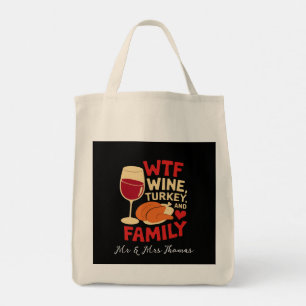 Wein, Türkei und familienfreundlicher Erntedank Tragetasche