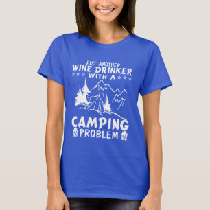 Wein u. Camping T-Shirt