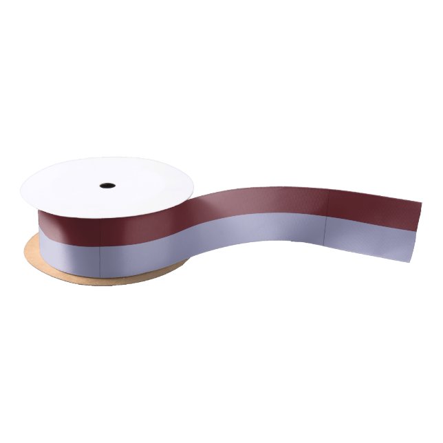 Wein und Blue-Gray Satin Ribbon Satinband (Spule)