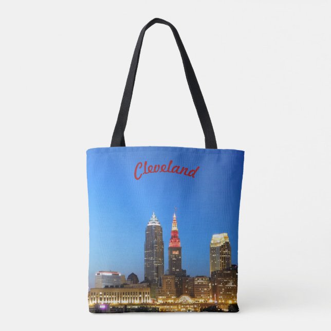 Wein und Gold Cleveland Tote Bag (Rückseite)