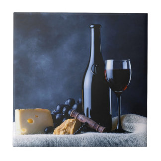 Wein-und Käse-Fliese Trivet Fliese