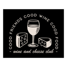 Wein und Käse Party