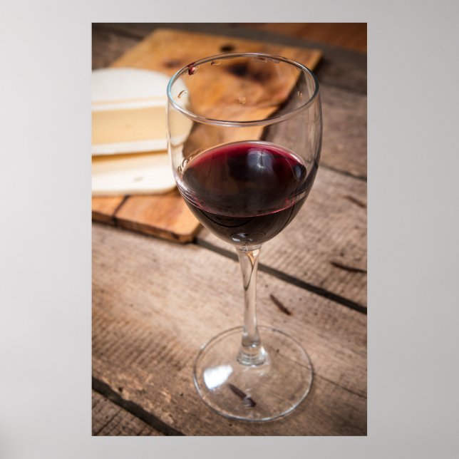 Wein und Käse Poster (Vorne)