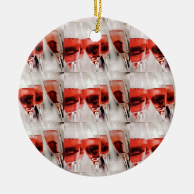 WEIN UND MEHR WEINBAUMÄNGEL KERAMIKORNAMENT (Vorne)