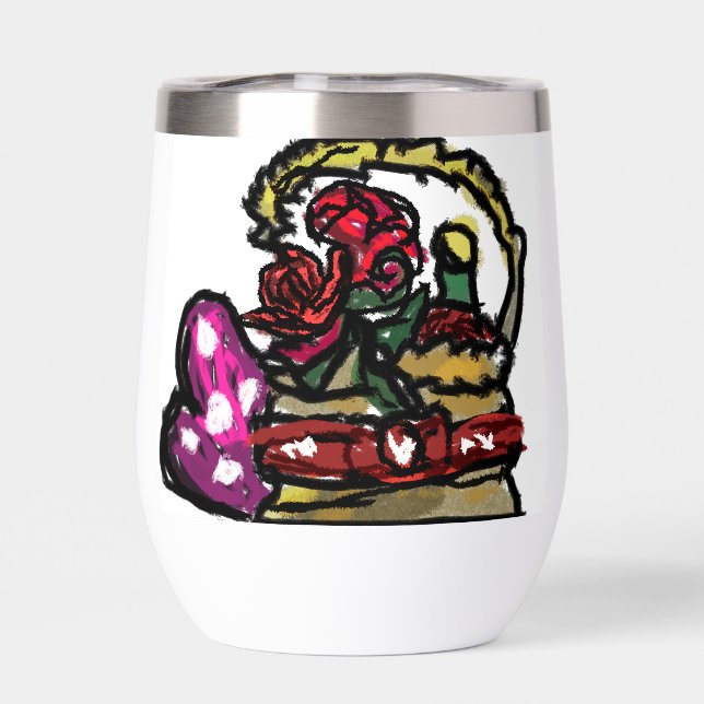 Wein und Rose (Rückseite)