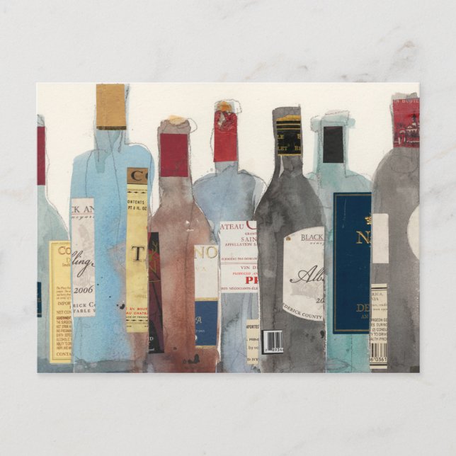 Wein und Spirituosen Postkarte (Vorderseite)