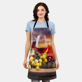 Wein und Trauben Hübsch Schürze