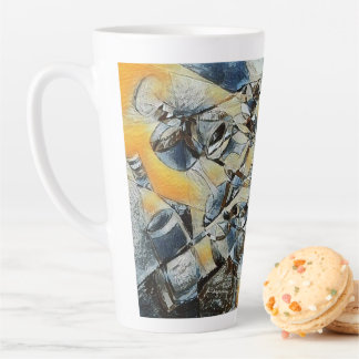 Wein und Weinflaschen Kunst Tasse Kaffee