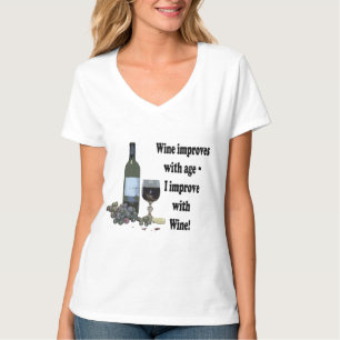 Wein verbessert mit Alter, ich verbessern mit T-Shirt