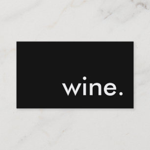 Wein. Visitenkarte