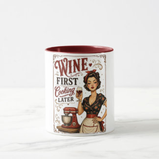 Wein vor dem Kochen Kaffeetasse