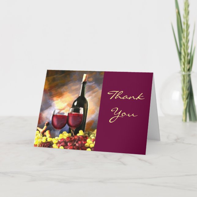 Wein vor und nach Danke (Vorderseite)