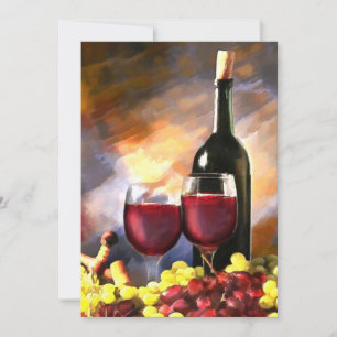 Wein Vor und nach Einladung