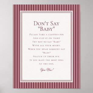 Wein-Weingut-Club-Old-Money-Baby-Shower-Spiel Poster