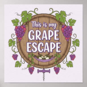 Wein Zeit Poster