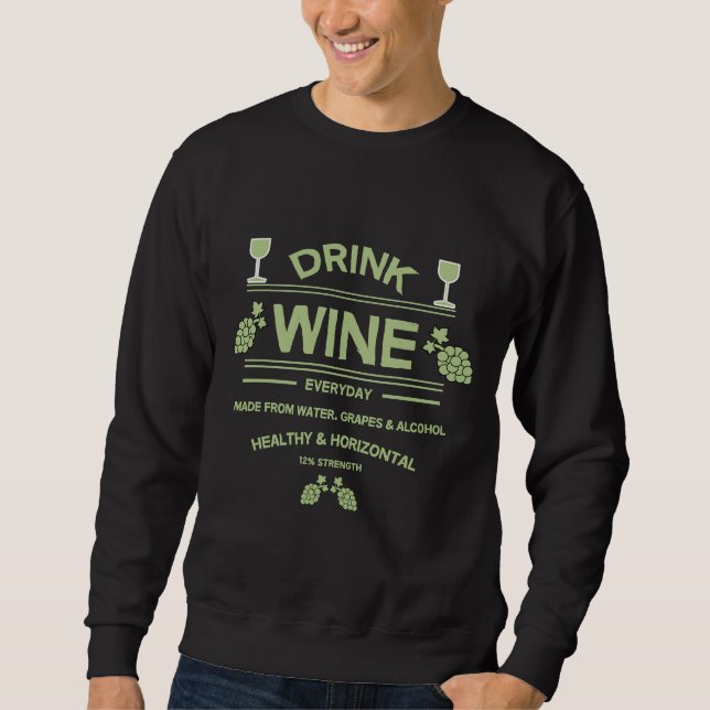 Wein Zuhause Brewer Exporter Importeure Zuhause Ma Sweatshirt (Vorderseite)