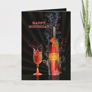 Wein zum Mitnehmen 95. Geburtstag Karte