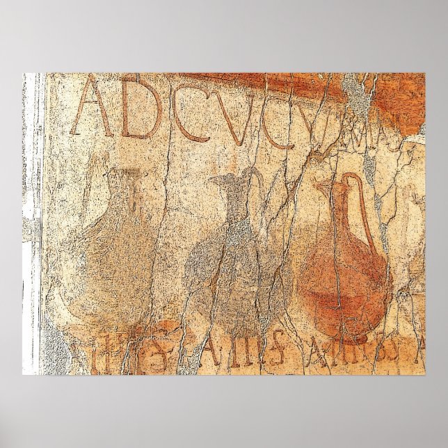 Wein zum Verkauf Poster (Vorne)