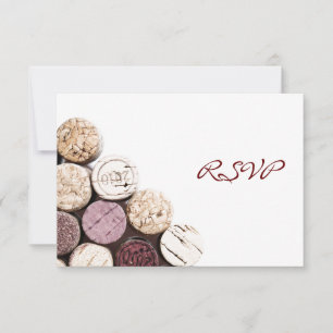 Weinabendessen-Feiereinladung RSVP Karte