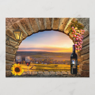 Weinanbau Weinanbau Junggeselinnen-Abschied Einlad Einladung