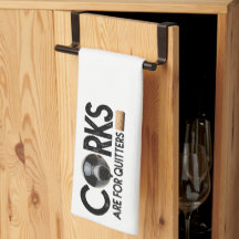 Weinangebot "Corks are for quitters"