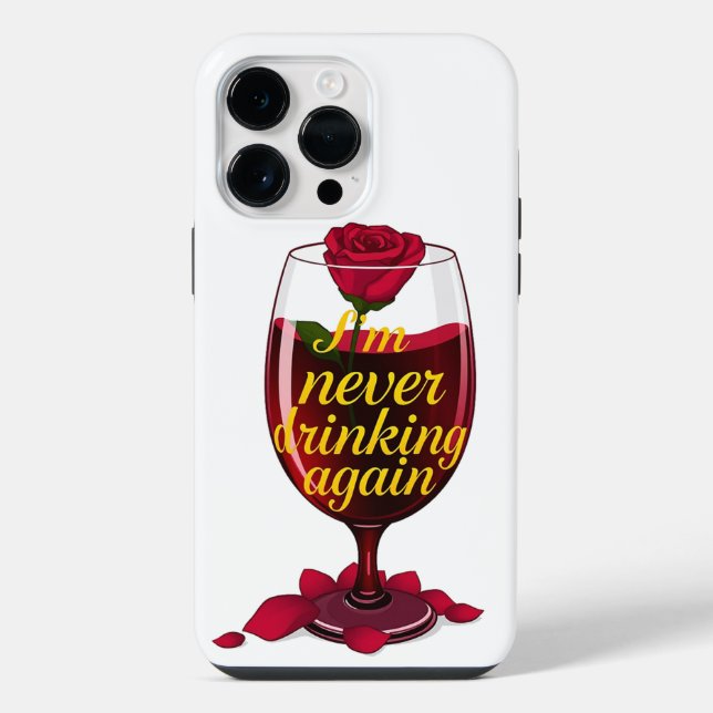 Weinangebot iPhone Hülle (Rückseite)