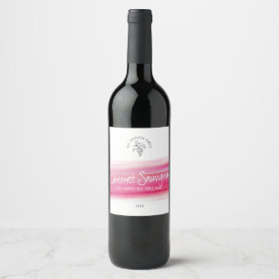 Weinbaubetriebe für Rotwein Zuhause, die auf die W Weinetikett